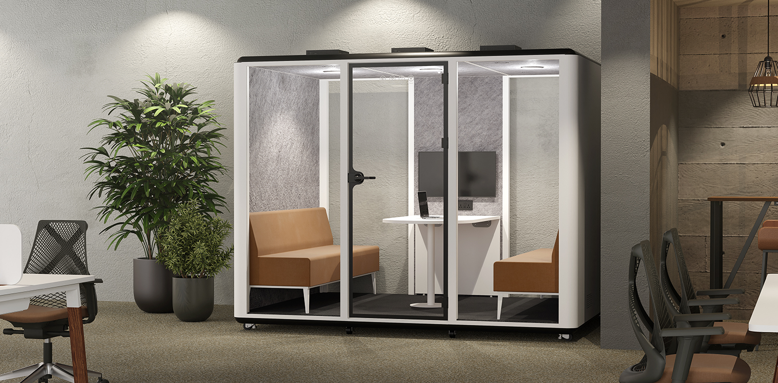 Cabine acústica para reuniões